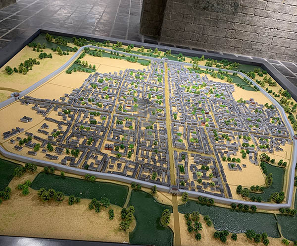 老河口市建筑模型